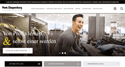 Desktop Screenshot of karriere.peek-cloppenburg.de